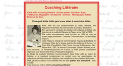 Desktop Screenshot of coachinglitteraire.com